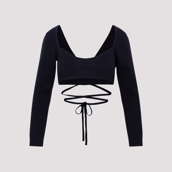 Patou Wrap Knitted Top - NWT